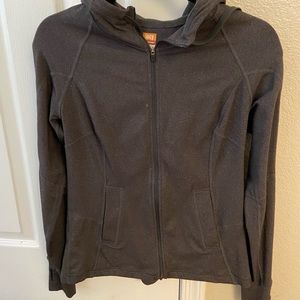 Lucy activewear jacket/hoodie gray size small